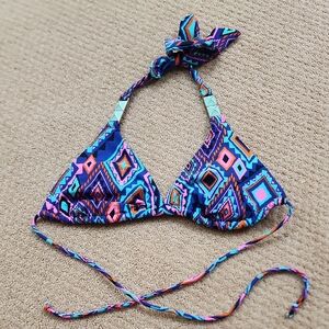Colorful Geometric Bikini Top